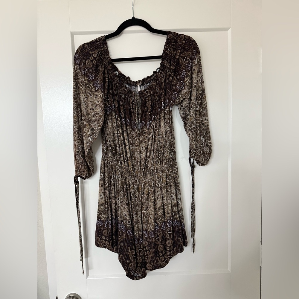 Free People So Divine Off the Shoulder Romper